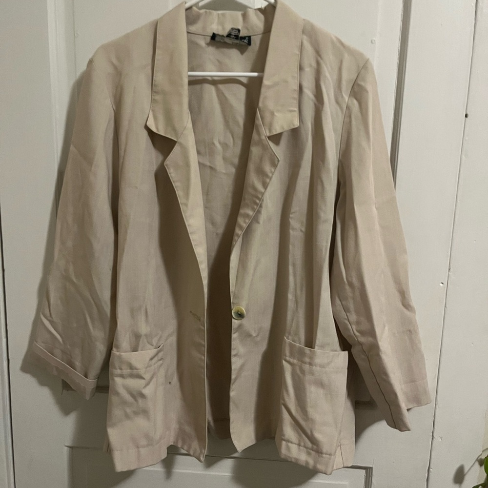 Women's Cream Blazer